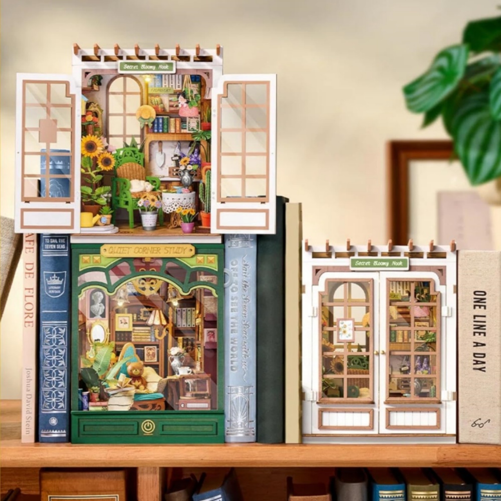 Woodworking Book - Rolife Book Nook Kit DIY Miniature