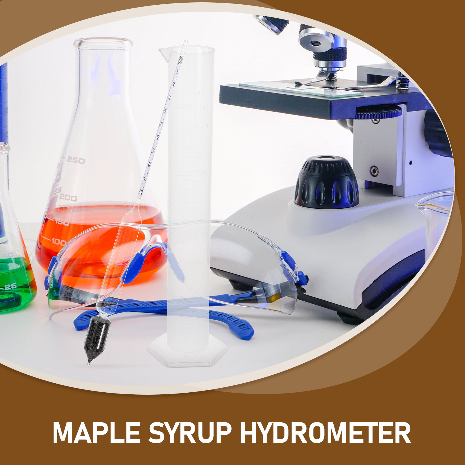 Woodworking Terms - 1Set Maple Syrup Hydrometer Glass Density