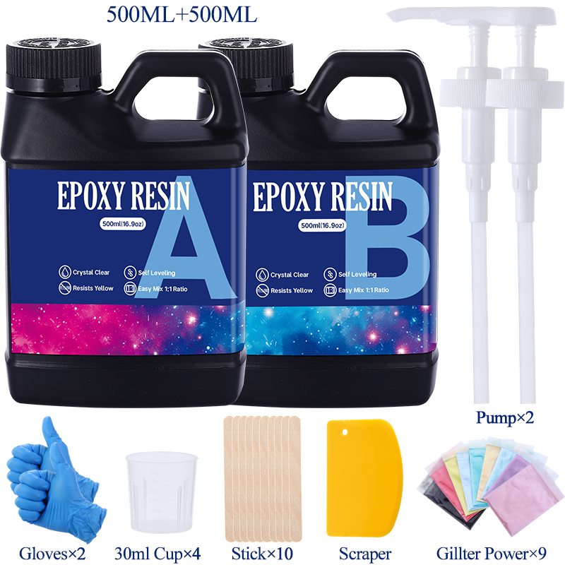 Woodworking Epoxy - Fast Curing 1:1 Crystal Clear Epoxy
