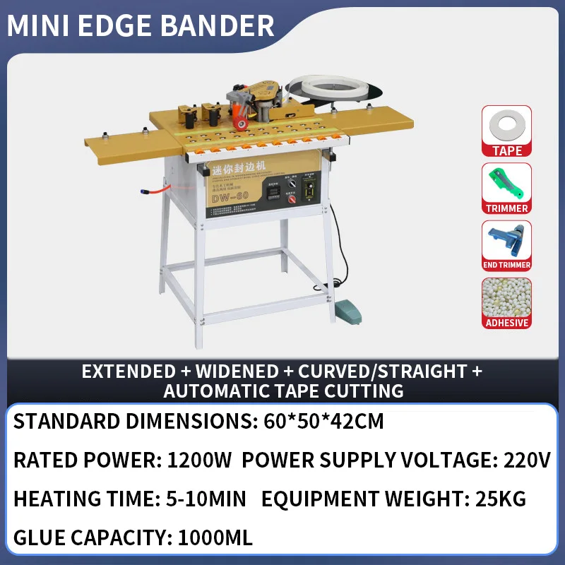 DW-60 Mini Edge Bander, Ball-B - огляд і ціна Woodworking Edge