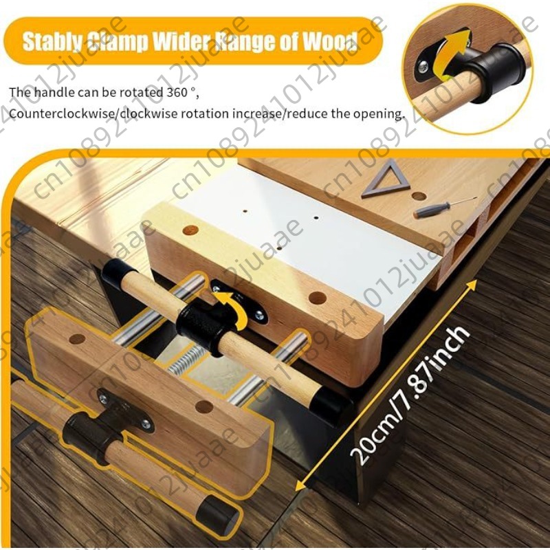 Hardwood Bench Desktop Woodwor - огляд і ціна Woodworking Bench Vise