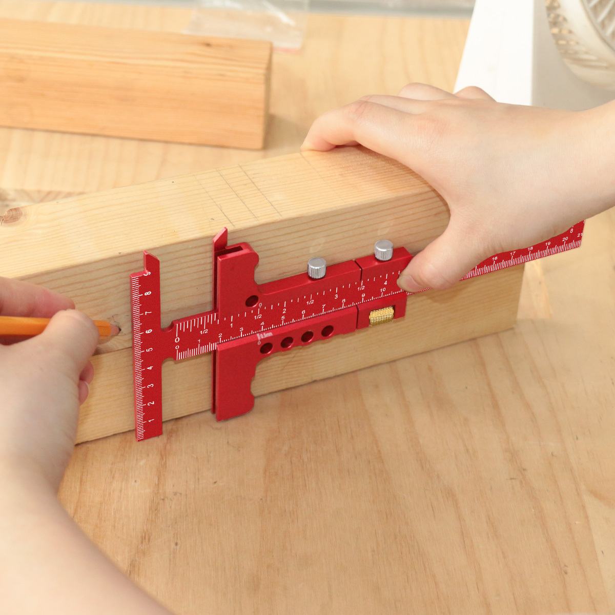 Woodworking T-Square Scribing  - огляд і ціна Marking Gauge Tool