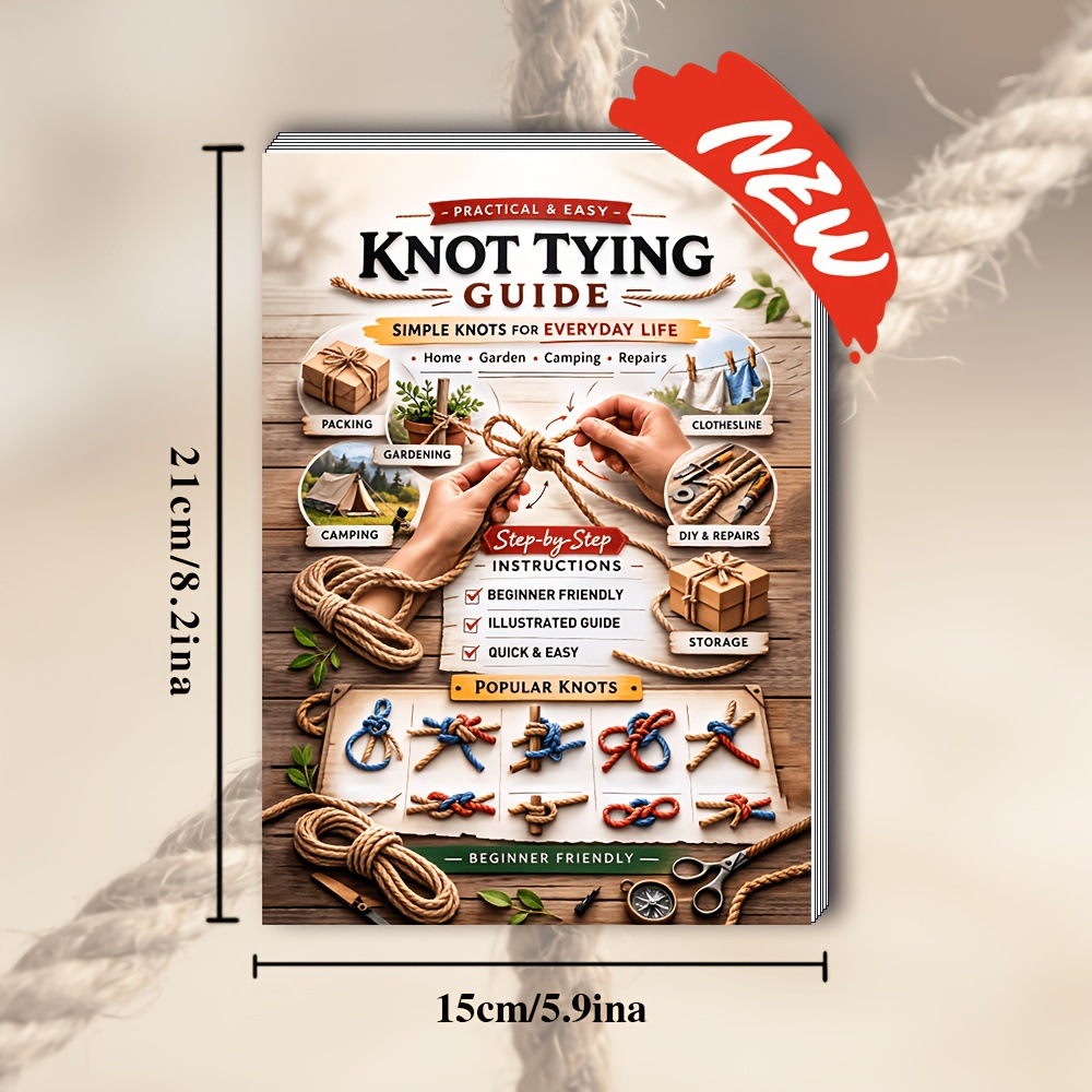 Knot Tying Guide Book Simple K - огляд і ціна Woodworking Book