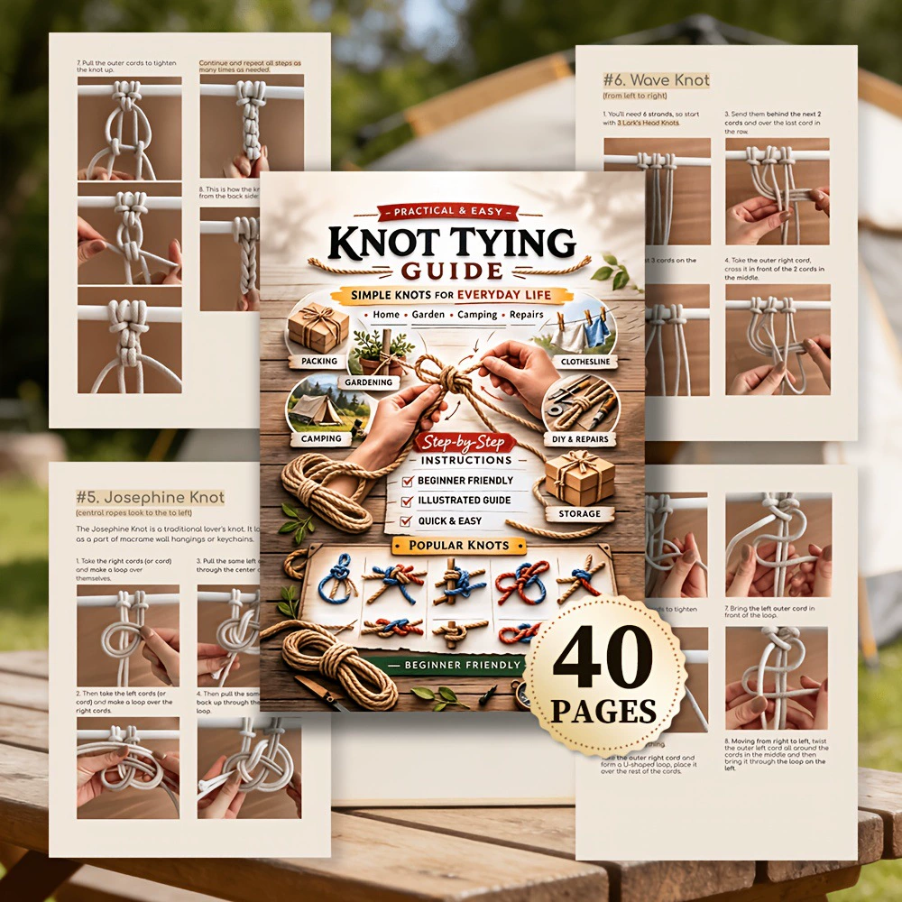 Knot Tying Guide Book Simple K - огляд і ціна Woodworking Book
