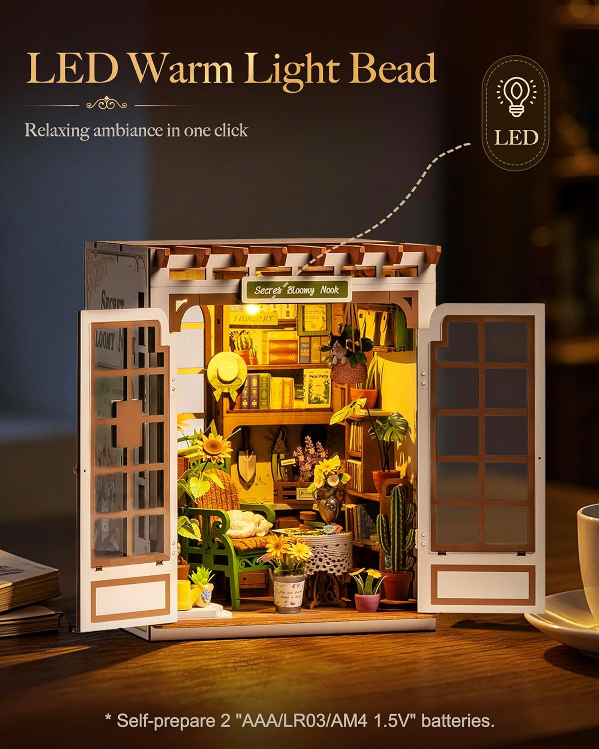 Rolife Book Nook Kit DIY Minia - огляд і ціна Woodworking Book