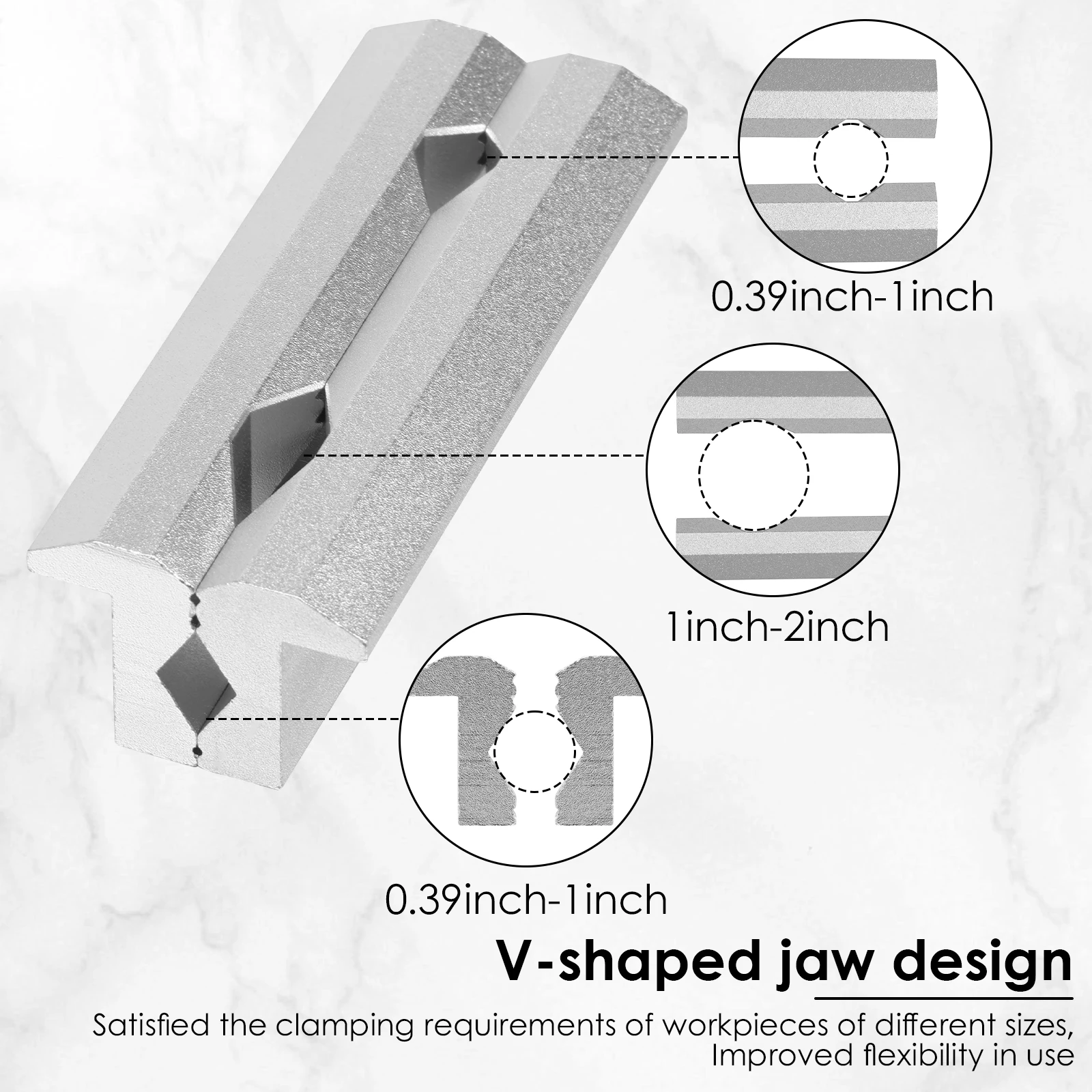 Magnetic Vise Jaws 4/5/6inch V - огляд і ціна Woodworking Bench Vise