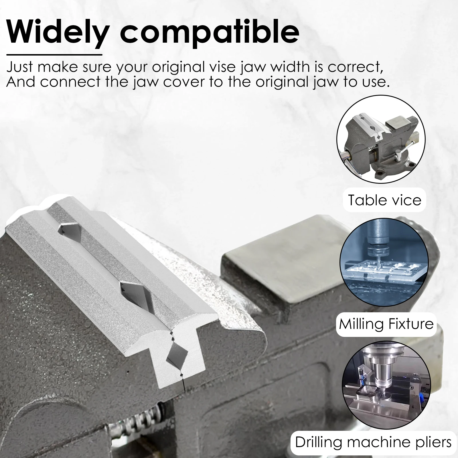 Magnetic Vise Jaws 4/5/6inch V - огляд і ціна Woodworking Bench Vise