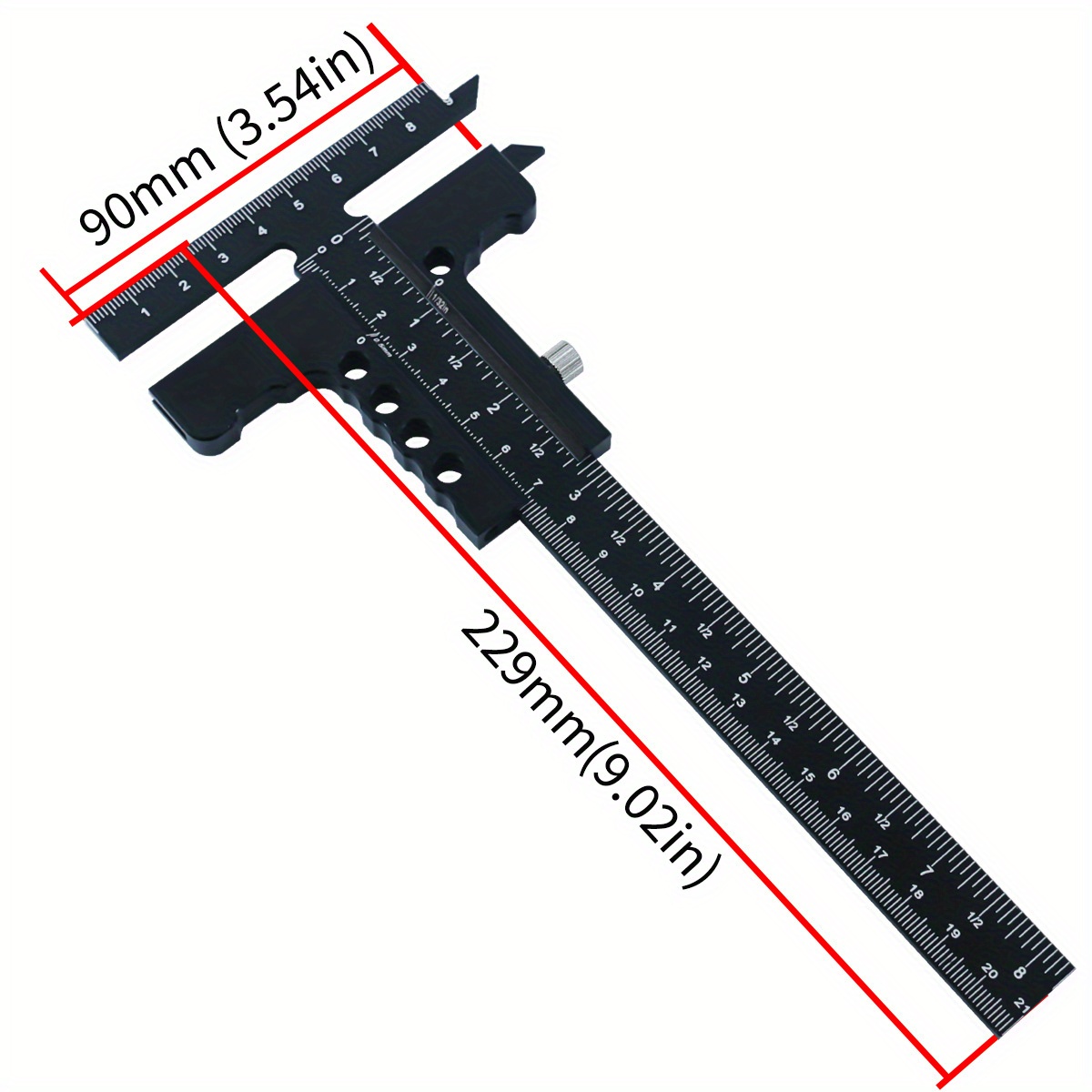 Aluminum Alloy T-Shaped Woodwo - огляд і ціна Marking Gauge Tool