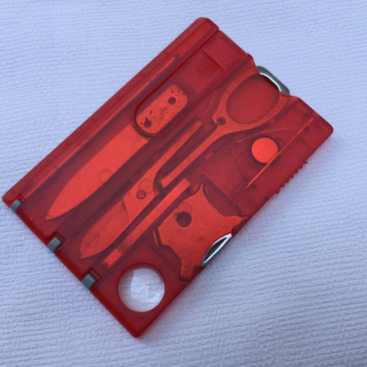 10 In 1 Portable Hiking Cards  - огляд і ціна Card Scraper Steel