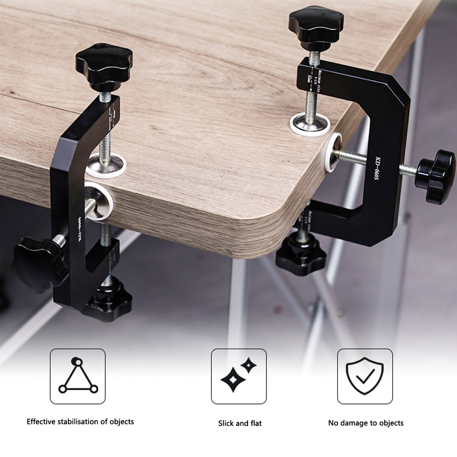 3 Way G Clamp Aluminium Alloy  - огляд і ціна Woodworking Edge