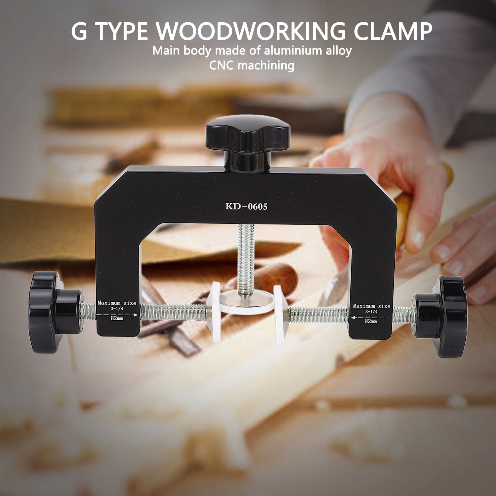 3 Way G Clamp Aluminium Alloy  - огляд і ціна Woodworking Edge