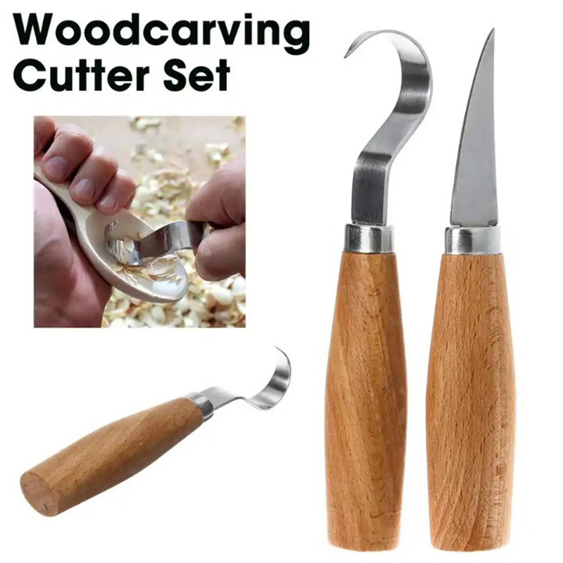 Wood Carving Knife Chisel Hook - огляд і ціна Woodworking Groove