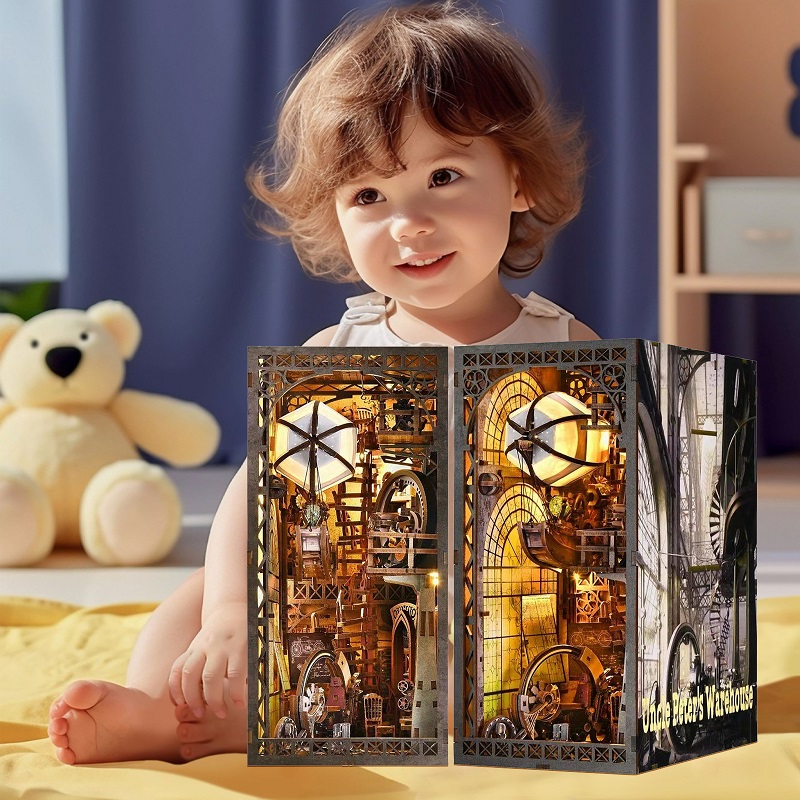 MINI DIY Wooden Book Nook Kit  - огляд і ціна Woodworking Book