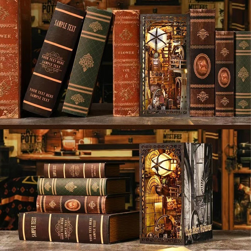 MINI DIY Wooden Book Nook Kit  - огляд і ціна Woodworking Book