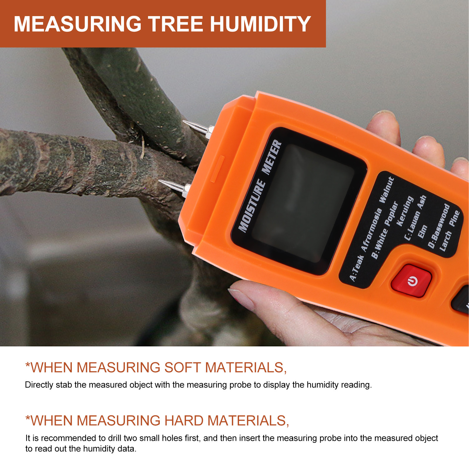 1Pcs Moisture Meter Profession - огляд і ціна Woodworking Wallpaper